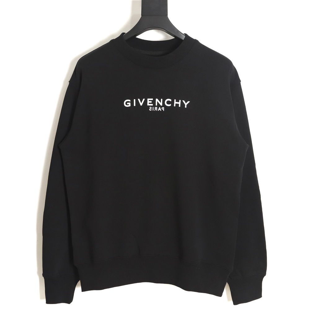 Givenchy 22SS Reversed Letters Crewneck Sweatshirt