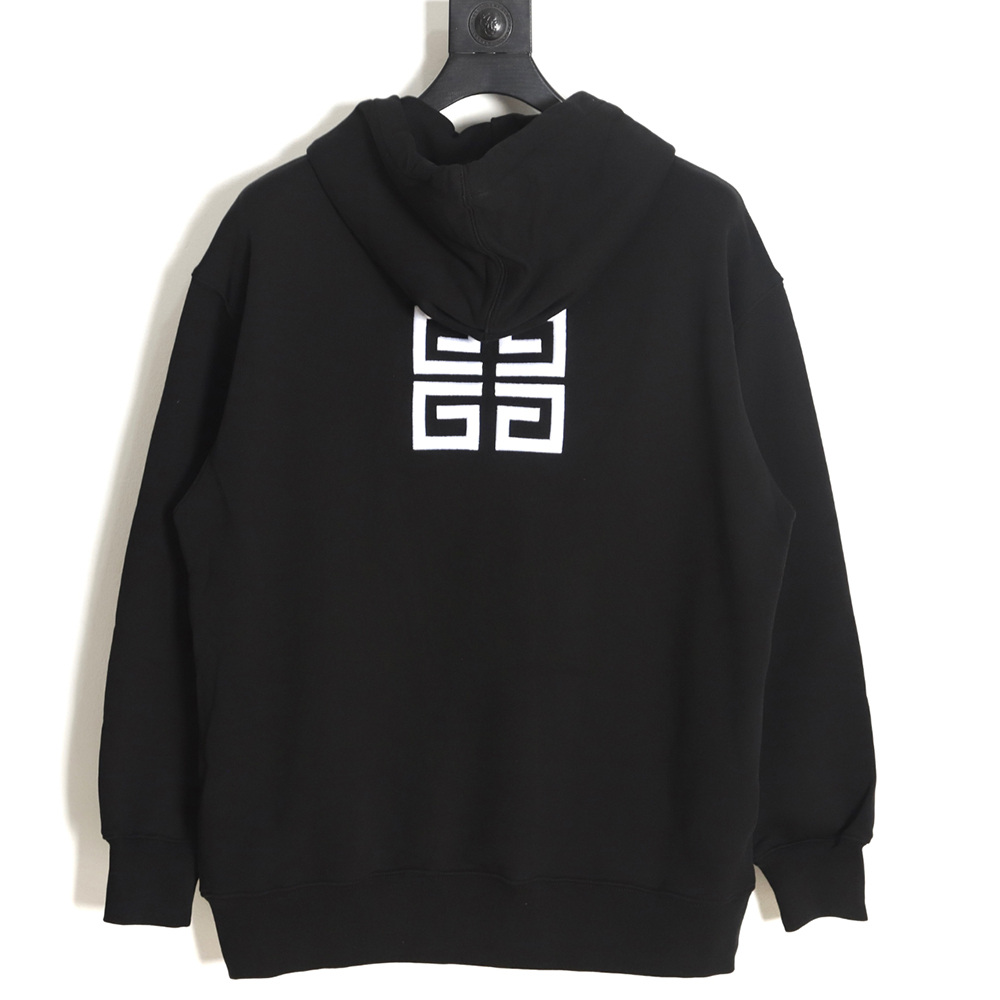 Givenchy 22FW four grid embroidered hoodie