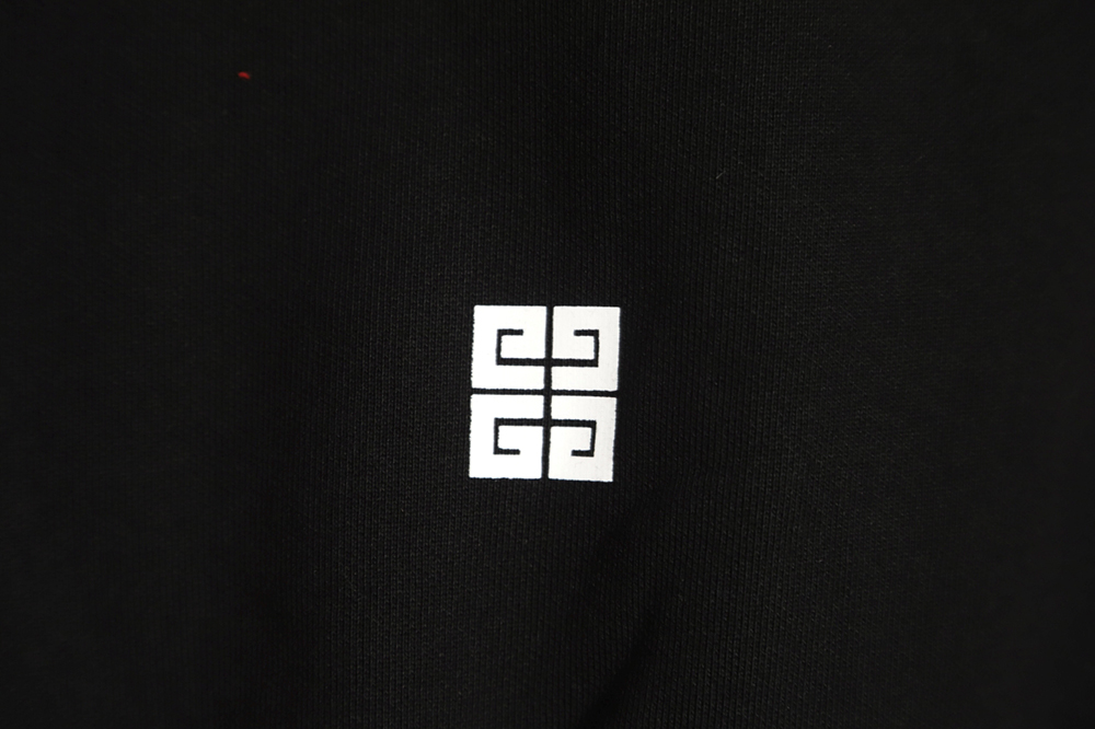 Givenchy 23FW fuzzy print crewneck sweatshirt