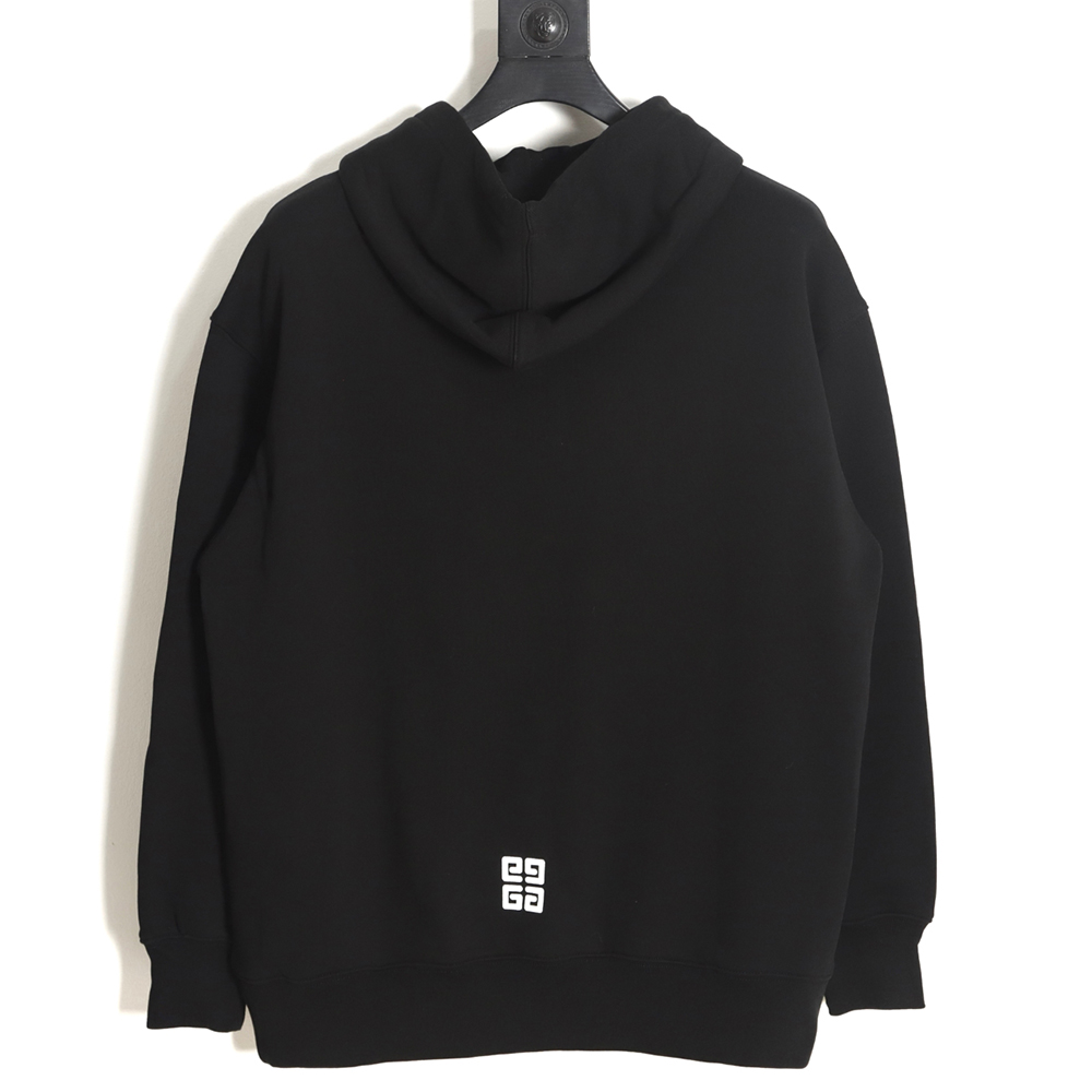 Givenchy 22FW letter print hooded sweatshirt
