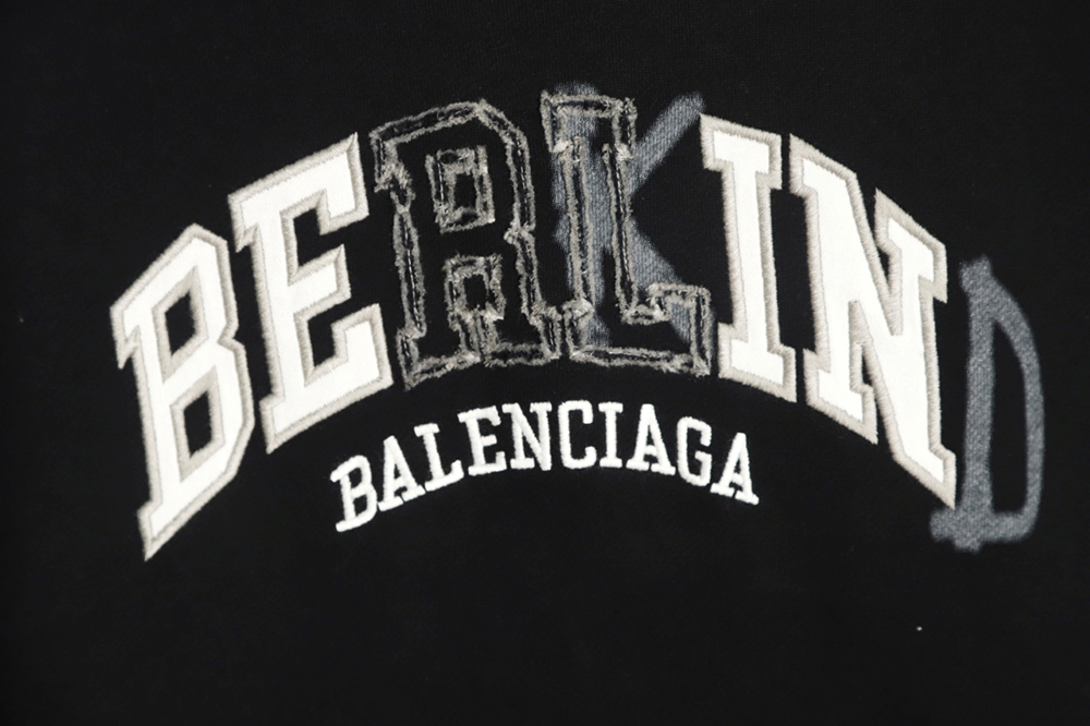 Balenciaga 23FW patch patch hoodie