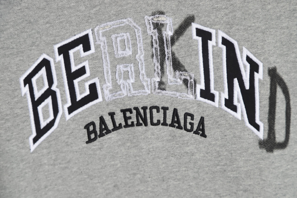 Balenciaga 23FW patch patch hoodie
