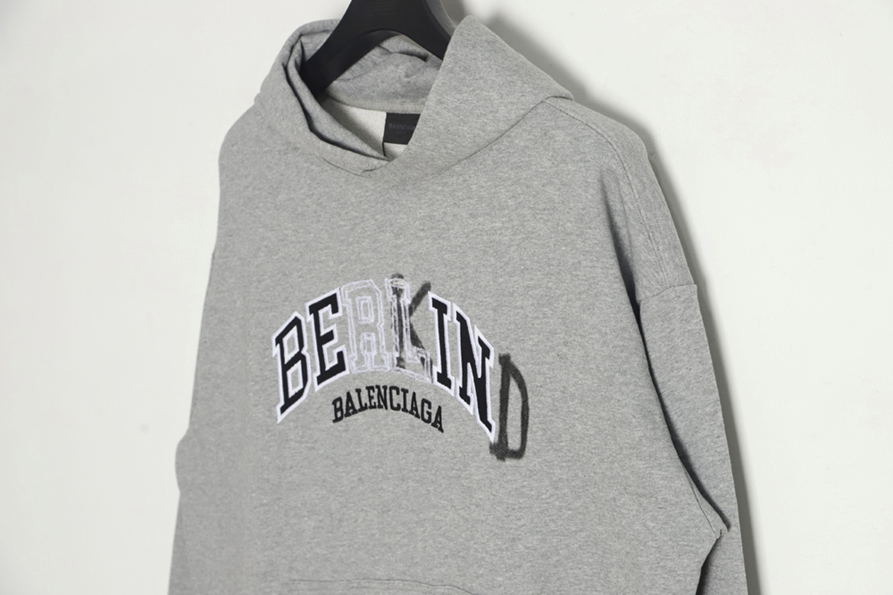 Balenciaga 23FW patch patch hoodie