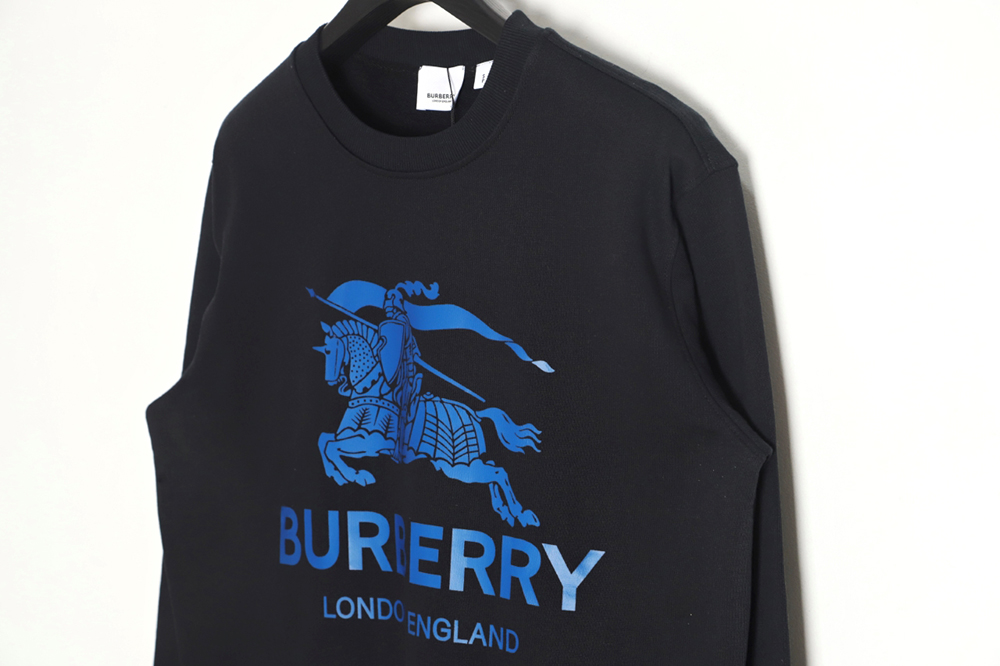 Burberry 23FW war horse logo print crew neck sweatshirt