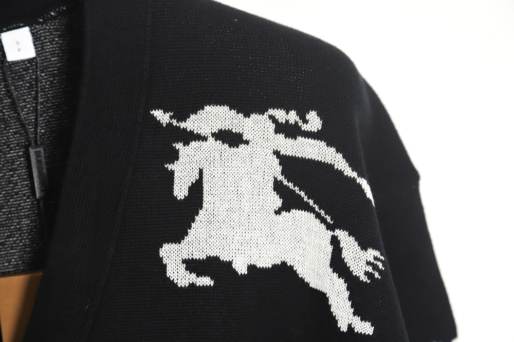Burberry 23 new equestrian knight wool blend cardigan
