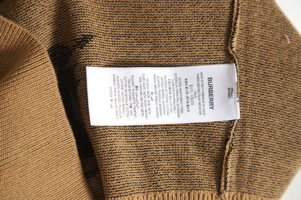 Burberry 23 new equestrian knight wool blend cardigan