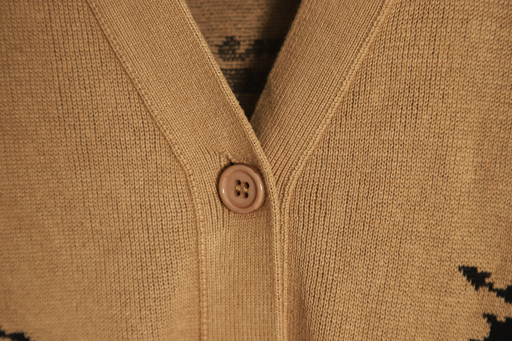 Burberry 23 new equestrian knight wool blend cardigan