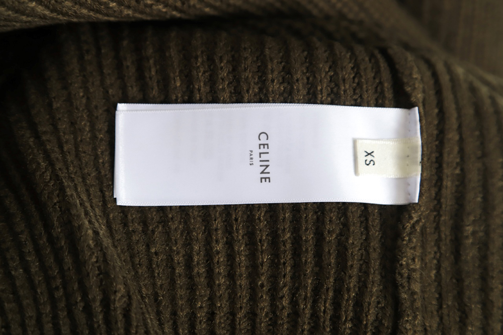 Celine 23FW letter logo crew neck sweater
