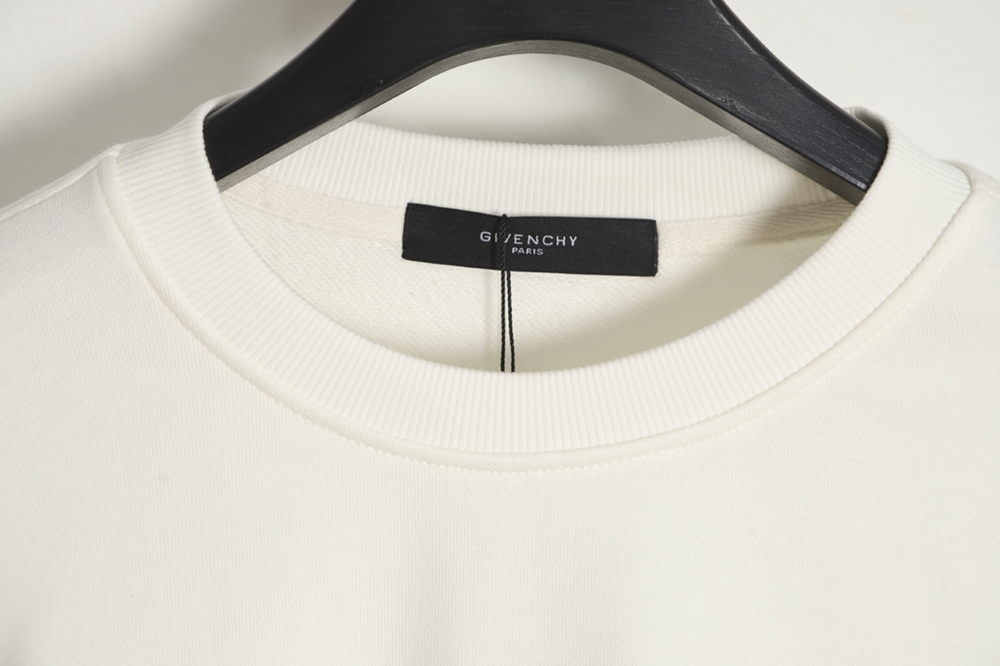 Givenchy 23FW reflective letter logo print crew neck sweatshirt