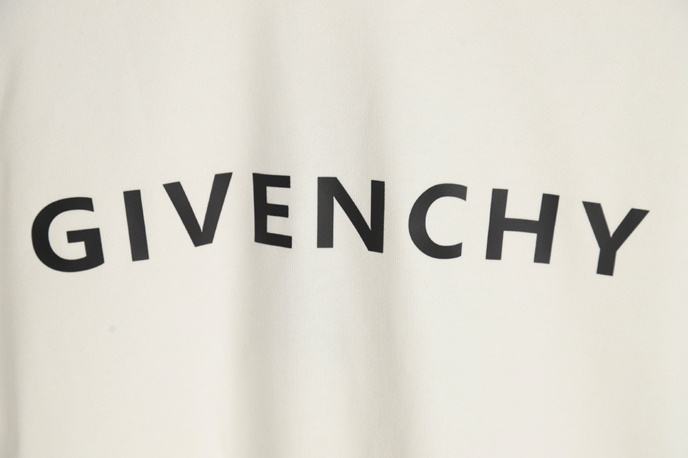 Givenchy 23FW reflective letter logo print crew neck sweatshirt