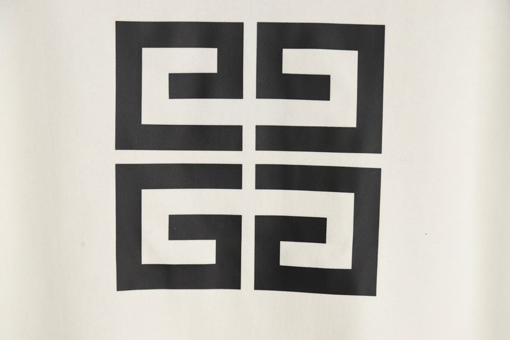 Givenchy 23FW reflective letter logo print crew neck sweatshirt