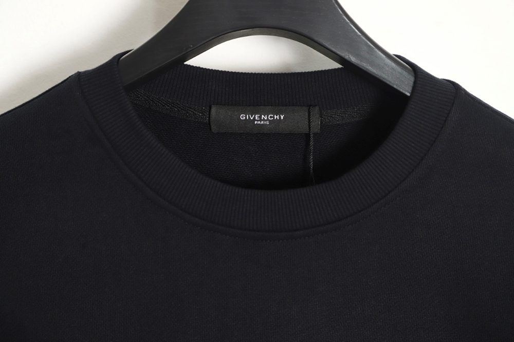 Givenchy 23FW reflective letter logo print crew neck sweatshirt