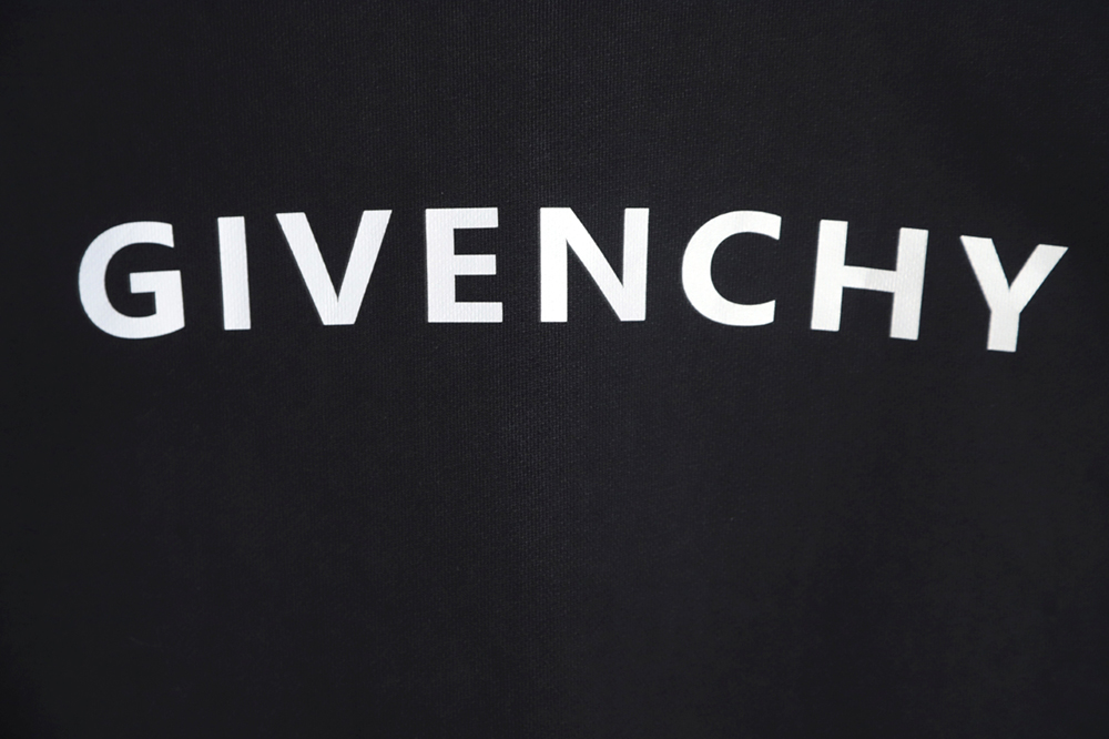 Givenchy 23FW reflective letter logo print crew neck sweatshirt