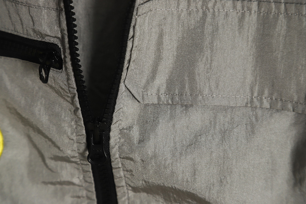 STONE ISLAND metallic nylon jacket
