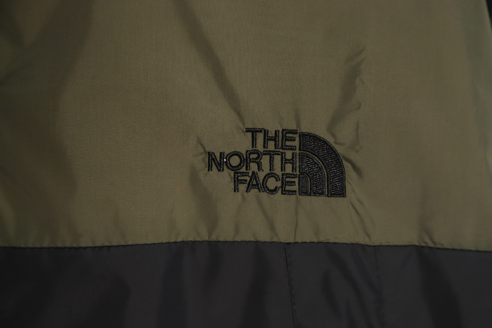 The North Face 23SS color block hooded windbreaker jacket