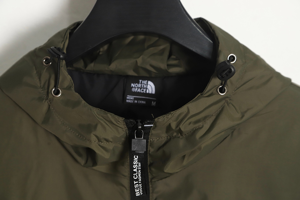The North Face 23SS color block hooded windbreaker jacket