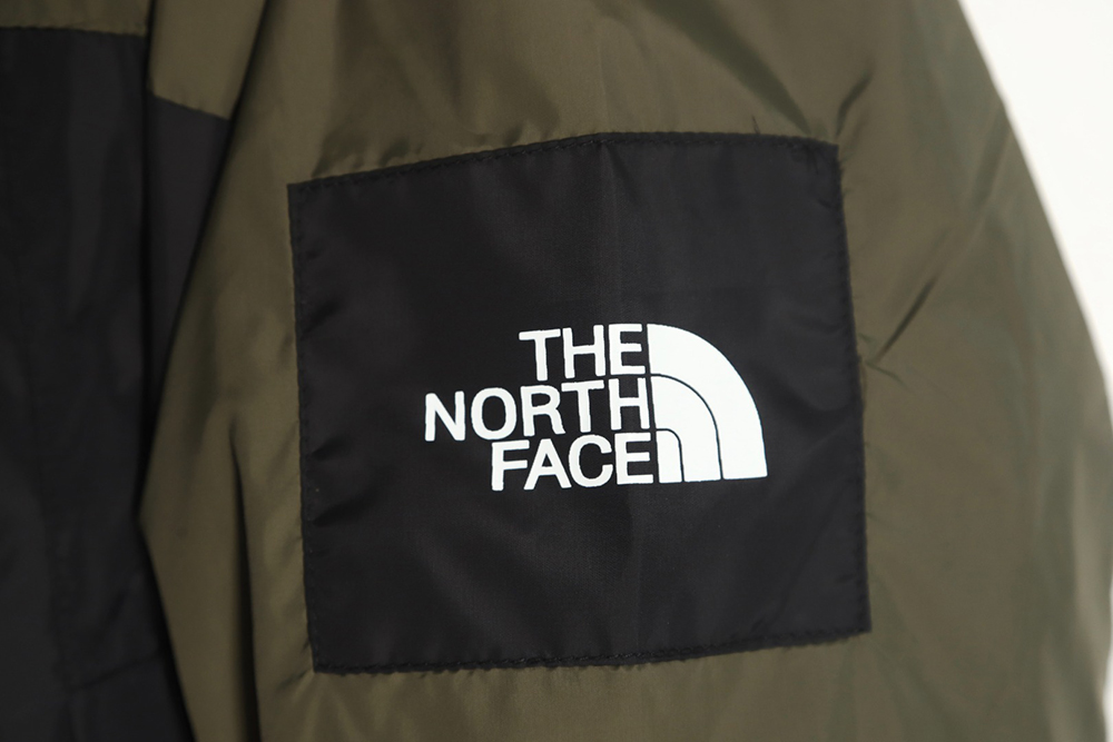 The North Face 23SS color block hooded windbreaker jacket