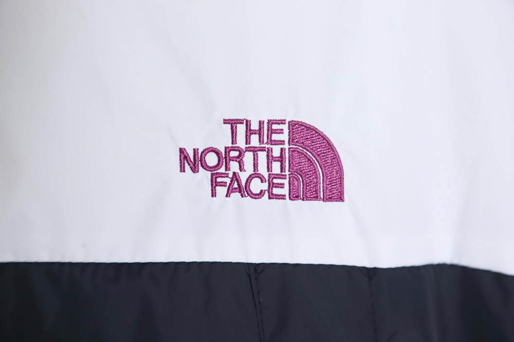 The North Face 23SS color block hooded windbreaker jacket