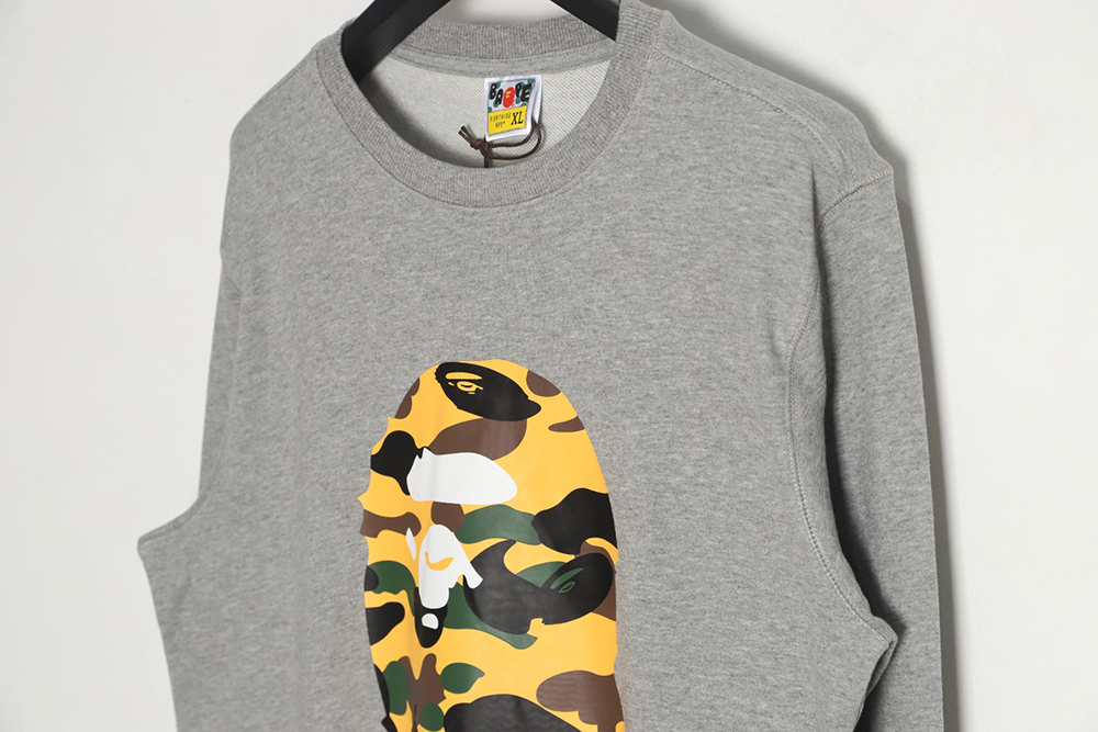 BAPE classic camouflage ape head sweatshirt