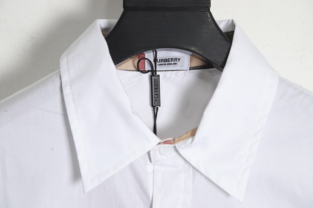 BURBERRY classic little war horse embroidered long-sleeved shirt