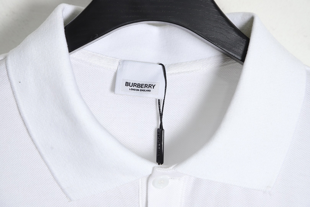 Burberry embroidered LOGO short-sleeved polo shirt