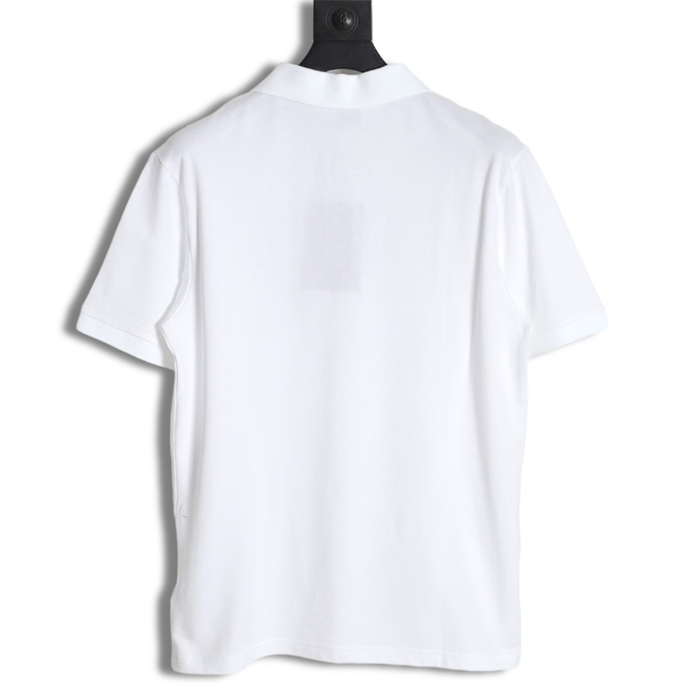 Burberry embroidered LOGO short-sleeved polo shirt