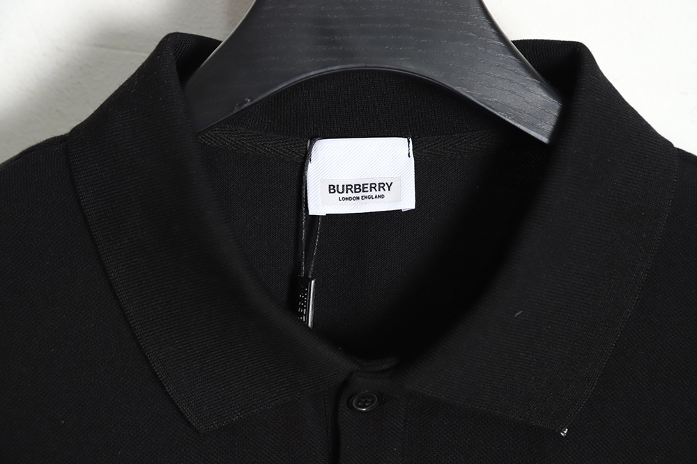 Burberry embroidered LOGO short-sleeved polo shirt
