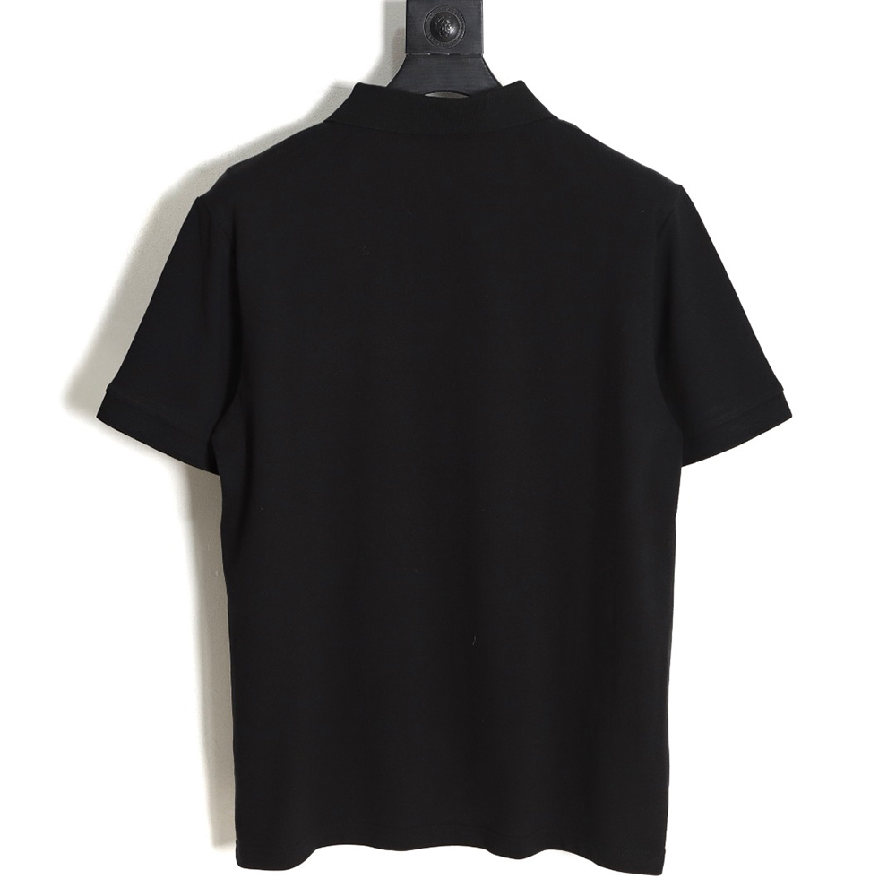 Burberry embroidered LOGO short-sleeved polo shirt