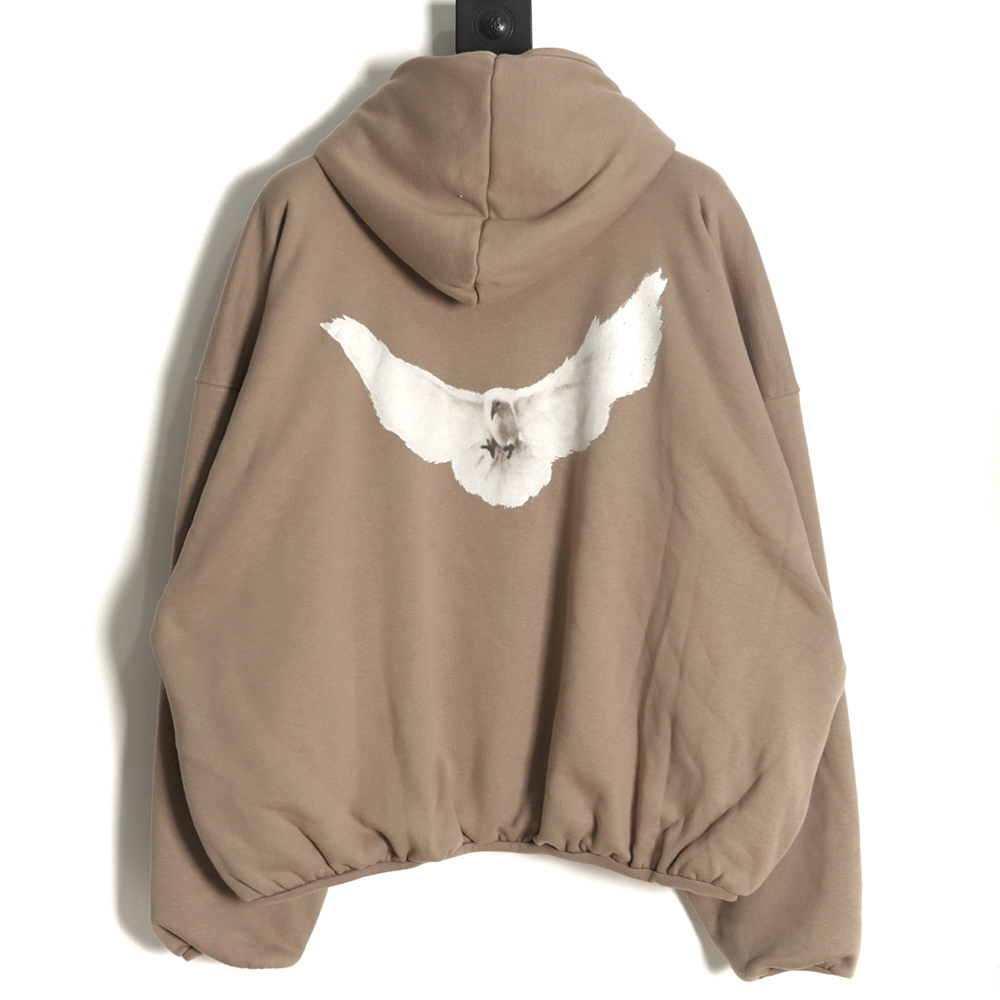 Balenciaga x YEEZY x GAP joint peace dove print hooded sweatshirt
