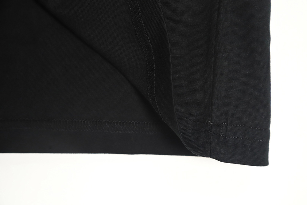 BALENCIAGA mottled letter print T-shirt