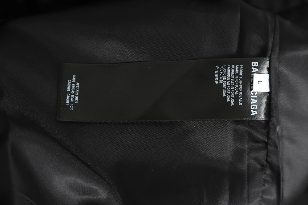 Balenciaga 23ss spoof 3Bsporty black jacket jacket