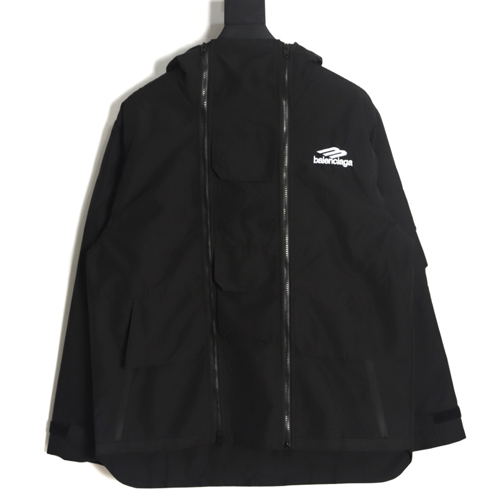 Balenciaga 23ss spoof 3Bsporty black jacket jacket