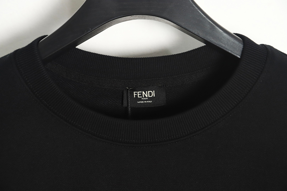 Fendi 23Fw Exploded Pattern Laminated Monster Eyes Sweatshirt