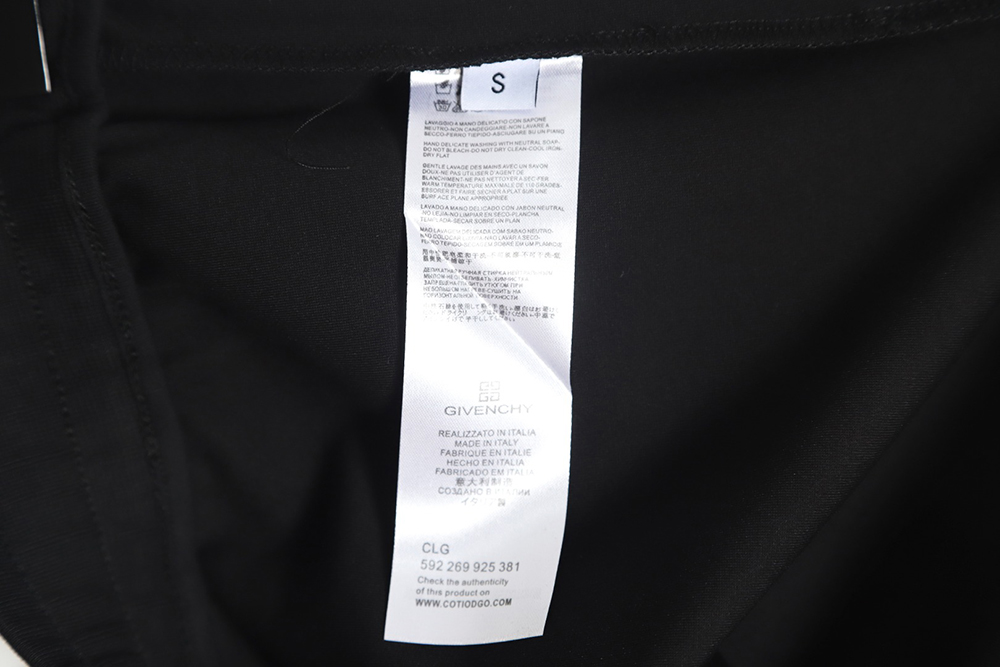 GIVENCHY 23Fw embroidered letter logo trousers