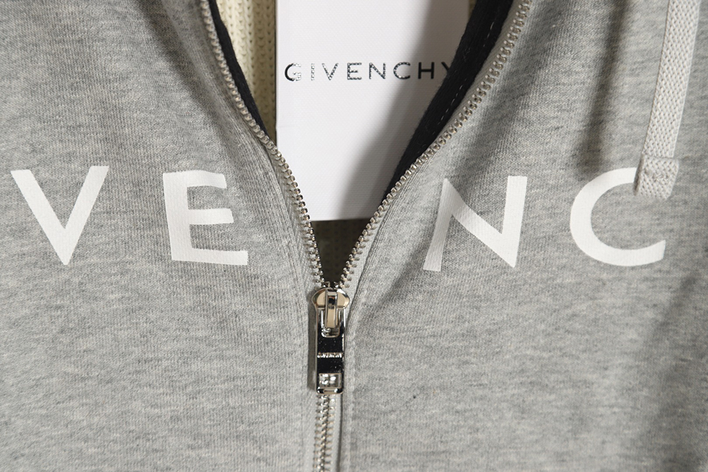 Givenchy heavy-tech knitted sweater patchwork jacket