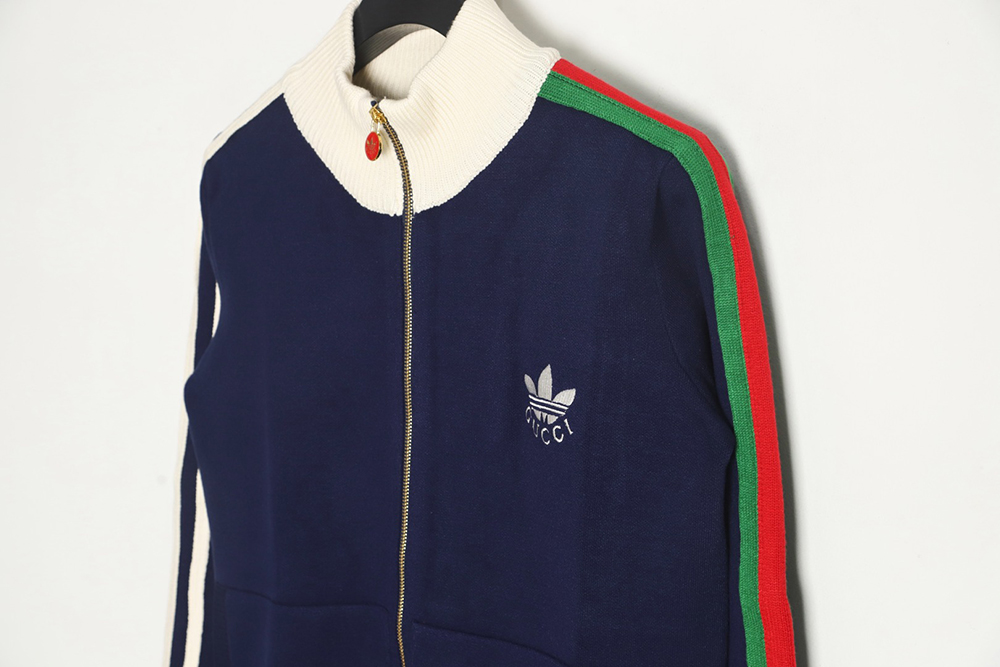 GUCCI X ADIDAS joint sports knitted woolen jacket
