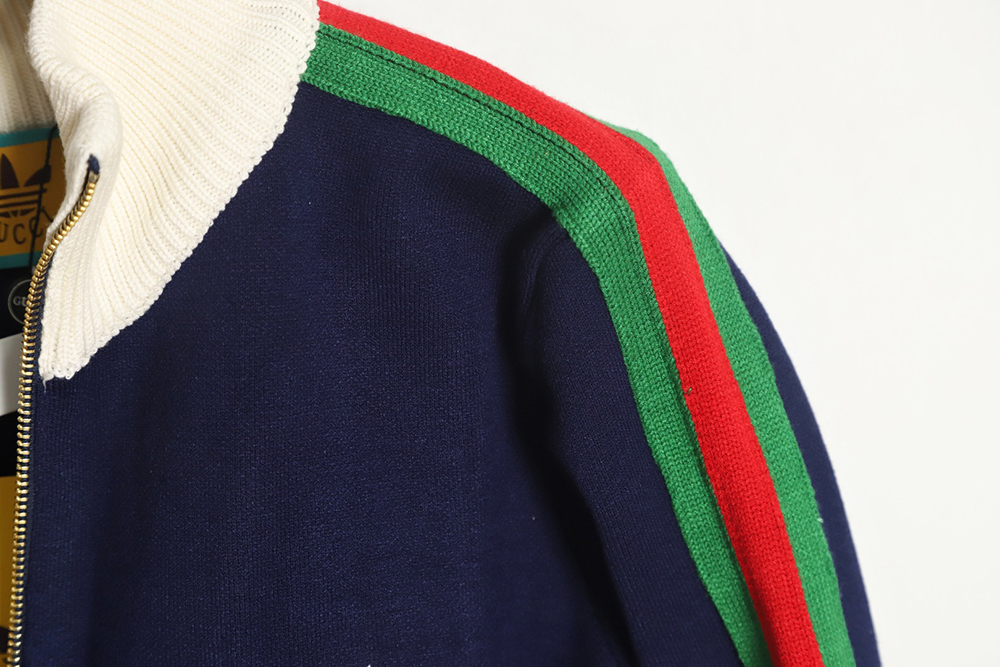 GUCCI X ADIDAS joint sports knitted woolen jacket