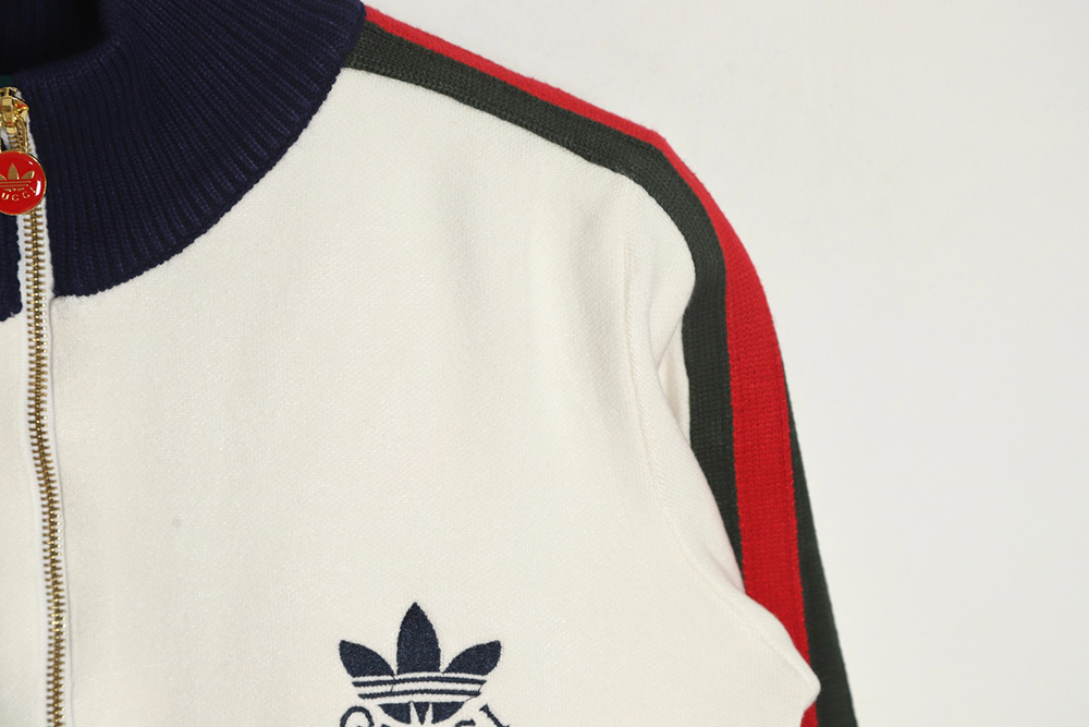 GUCCI X ADIDAS joint sports knitted woolen jacket