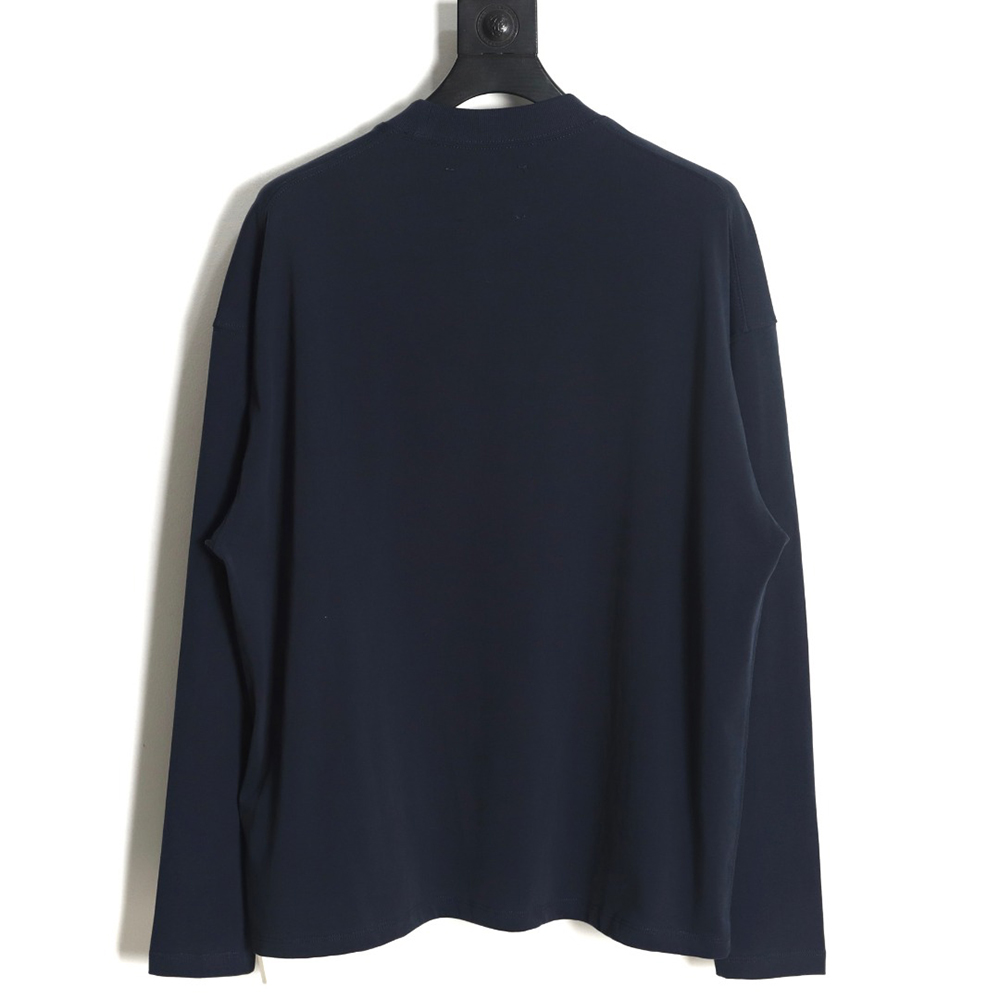 JIL SANDER 23FW classic chest letter print long-sleeved T-shirt