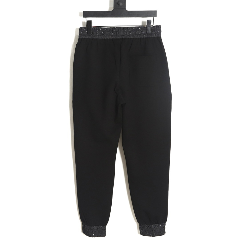 Louis Vuitton 23Fw catwalk style embroidered logo trousers