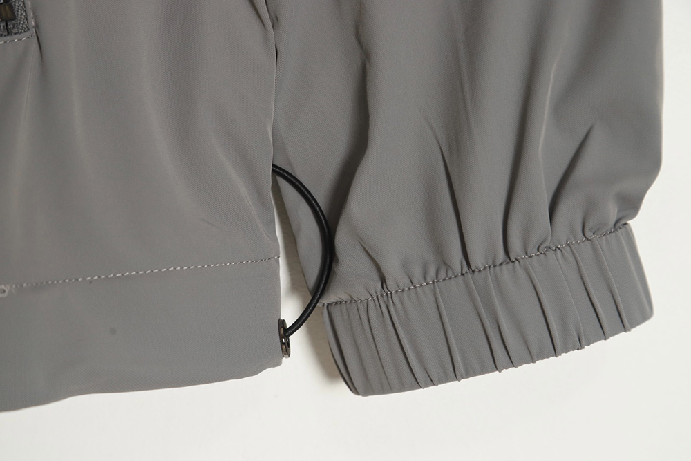 Prada triangle logo hooded jacket