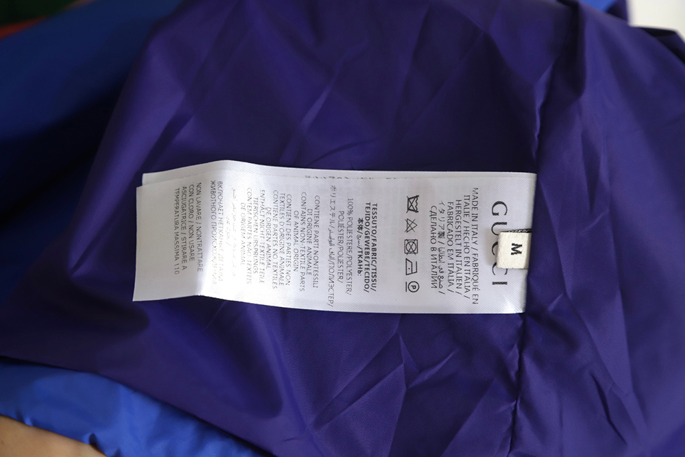 THE NORTH FACE x GUCCI joint series color-blocked cotton jacket