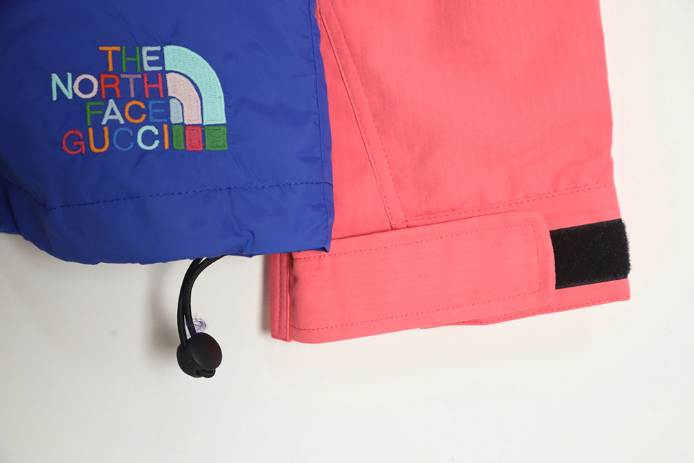 THE NORTH FACE x GUCCI joint series color-blocked cotton jacket