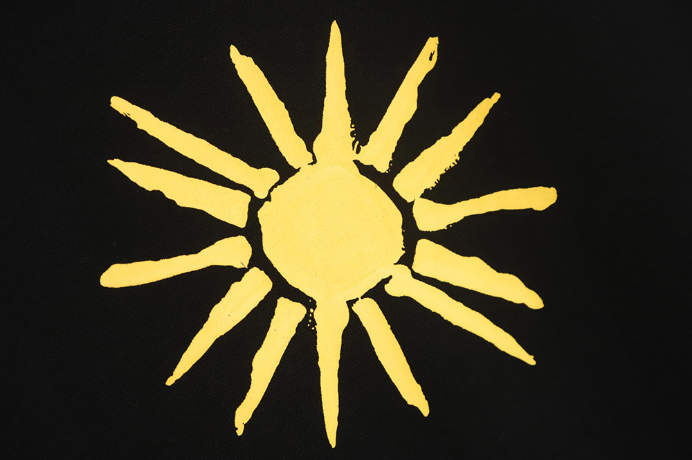 Givenchy 22SS Josh smith hand-painted sun round neck sweatshirt