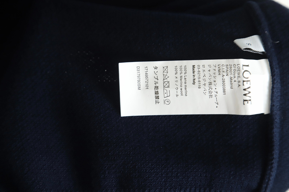 LOEWE 22FW love crew neck sweater