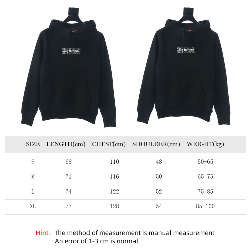 Supreme cashew flower hooded sweatshirt