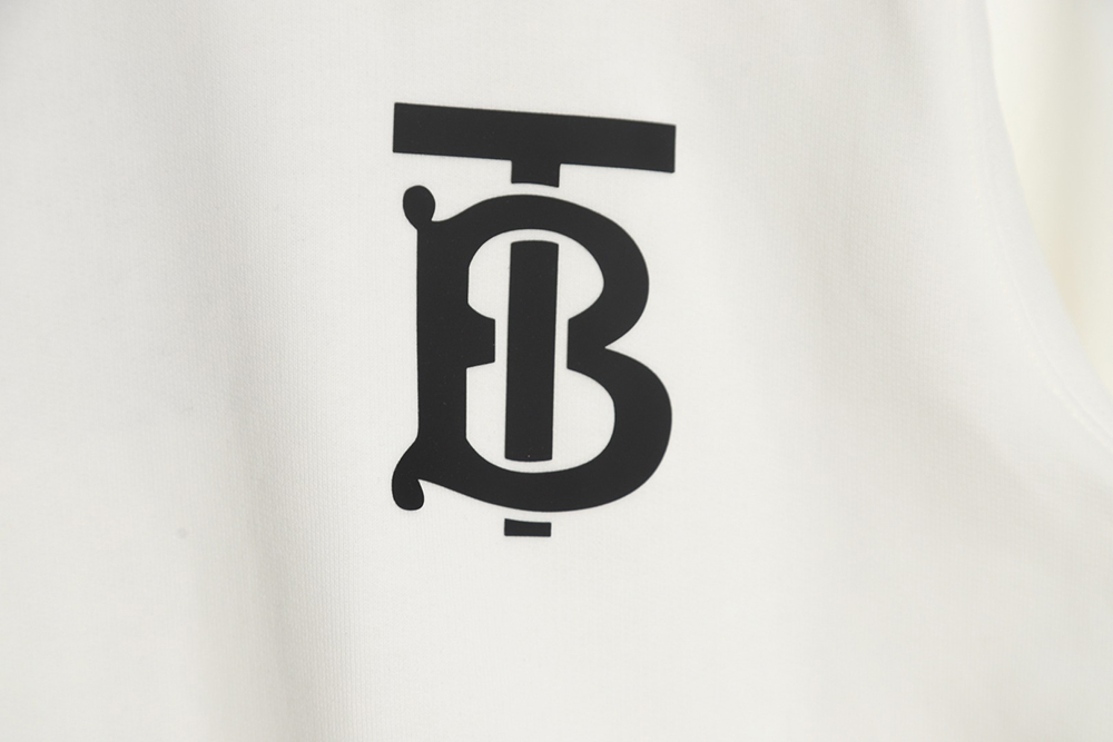 Burberry 23FW classic letter laminated crew neck sweatshirt