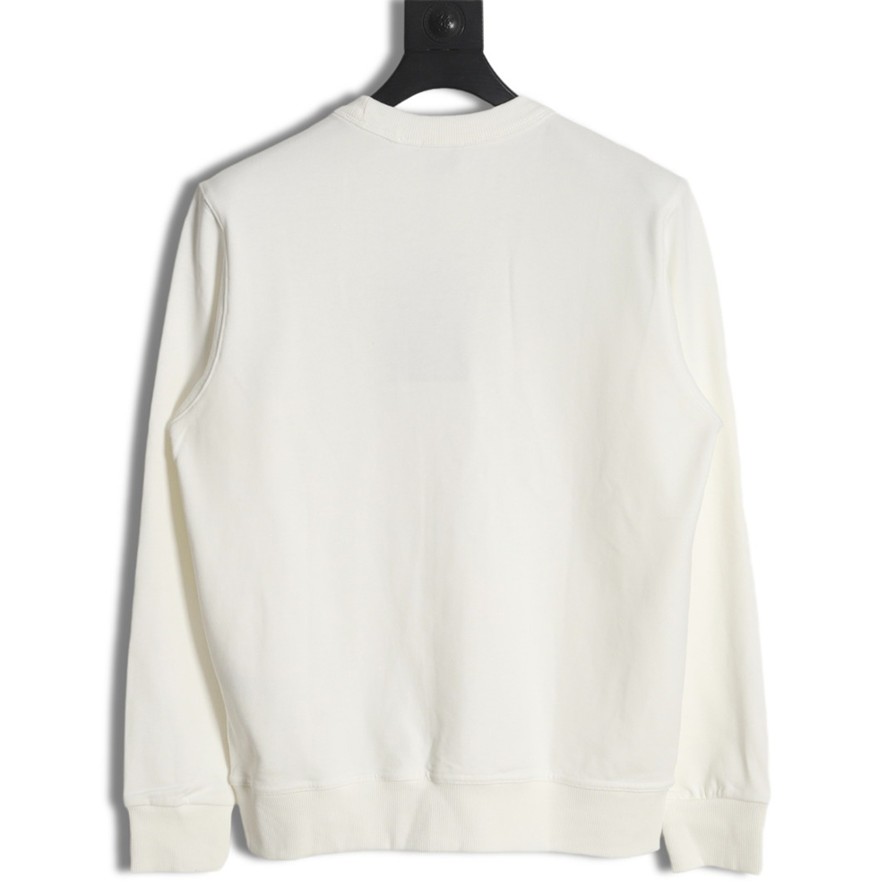 Burberry 23FW classic letter laminated crew neck sweatshirt