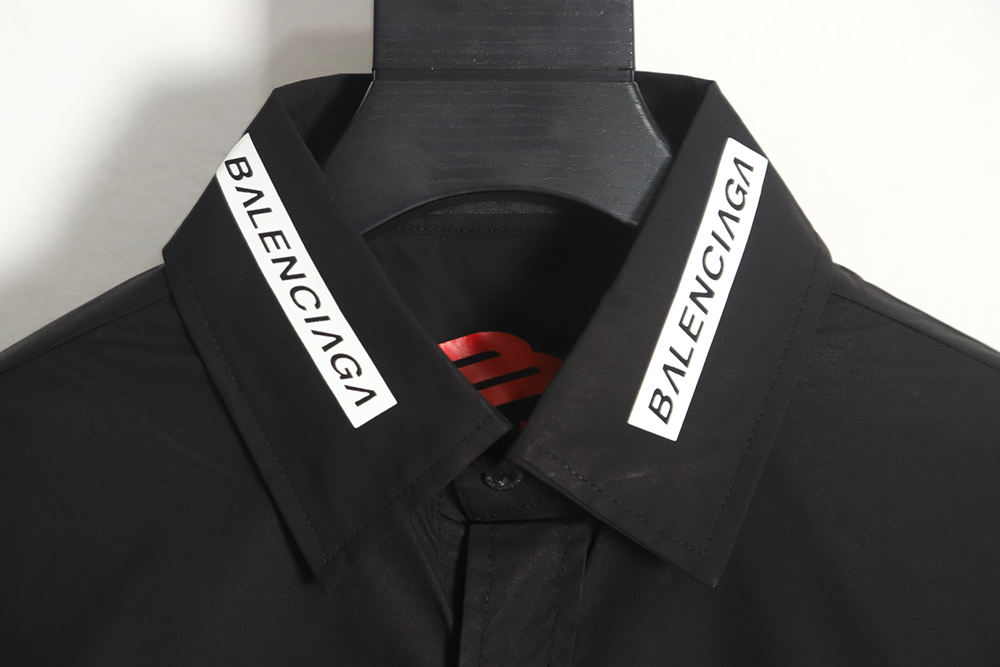 Balenciaga 23ss all-over printed racing style long-sleeved shirt