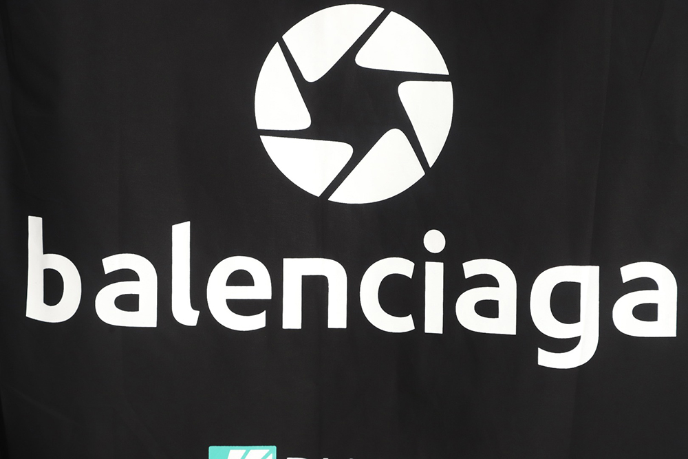 Balenciaga 23ss all-over printed racing style long-sleeved shirt